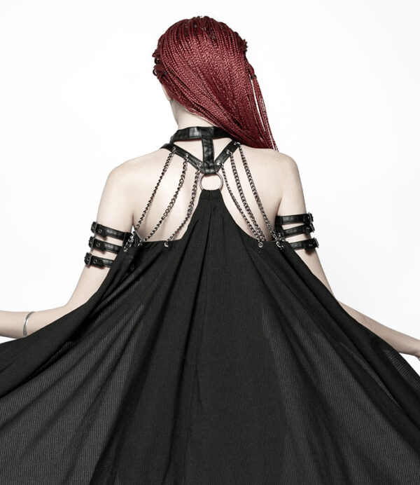 Cape harnais guerrière à chaînes Cape harnais guerrière à chaînes