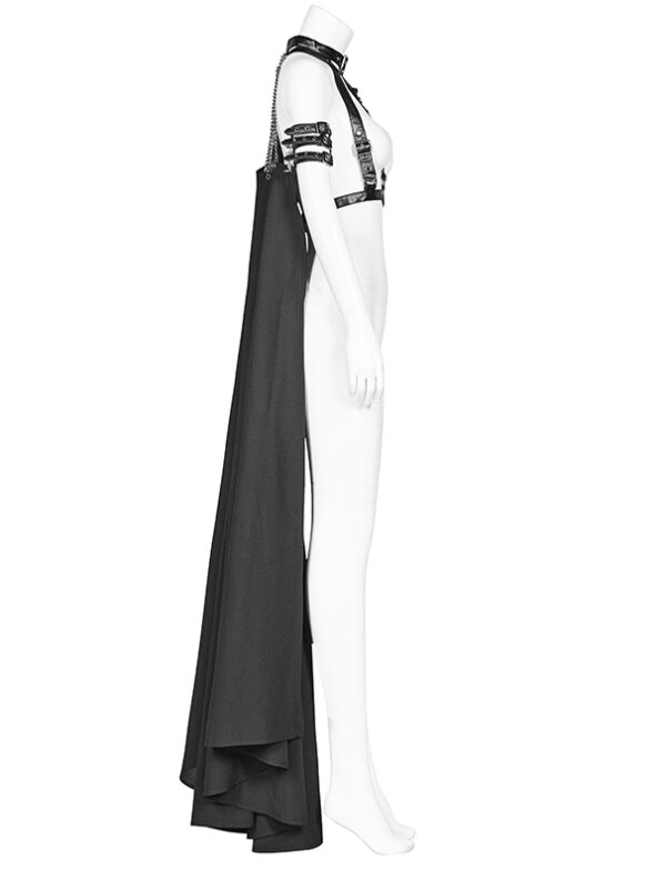 Cape harnais guerrière à chaînes Cape harnais guerrière à chaînes