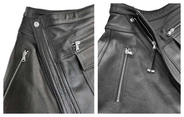 Jupe perfecto en cuir Diesel Black Gold