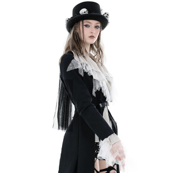 Chapeau vaudou à têtes de mort et voile