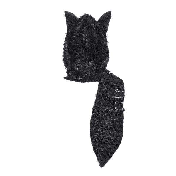 Bonnet écharpe à oreilles de chat et clous
