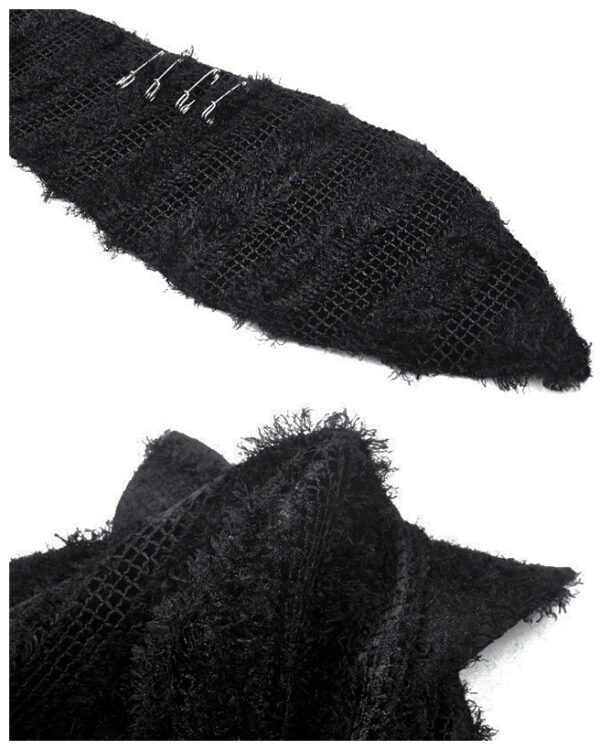 Bonnet écharpe à oreilles de chat et clous