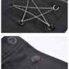 Jupe salopette à pentacle en chaîne
