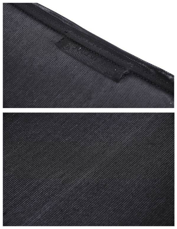 Haut en voile noir à manches très longues Haut en voile noir à manches très longues