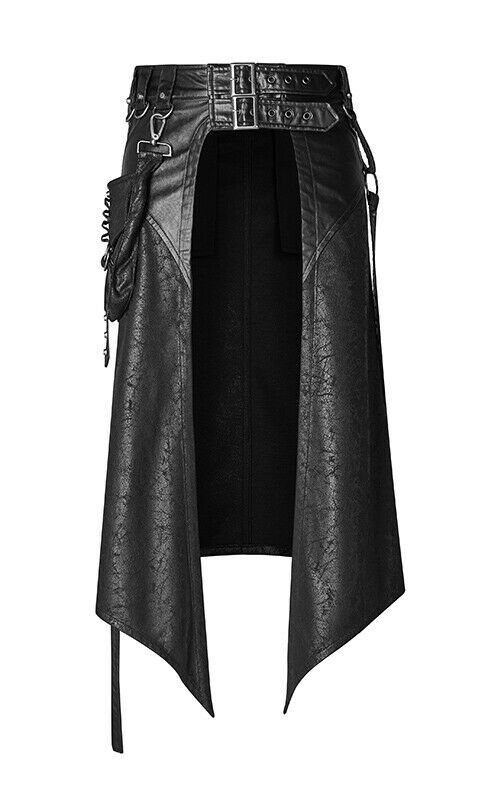 Surjupe warrior en cuir végan craquelé Surjupe warrior en cuir végan craquelé