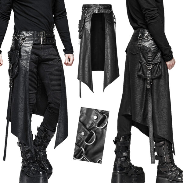 Surjupe warrior en cuir végan craquelé Surjupe warrior en cuir végan craquelé