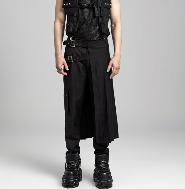 Demi jupe plissée à sangles Demi jupe plissée à sangles