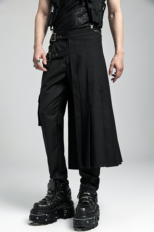 Demi jupe plissée à sangles Demi jupe plissée à sangles