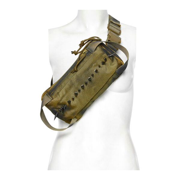 Sac banane à pointes métalliques Kaki Sac banane à pointes métalliques Kaki