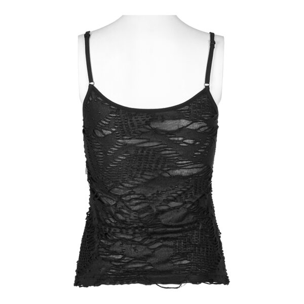 Débardeur destroy à tête de mort