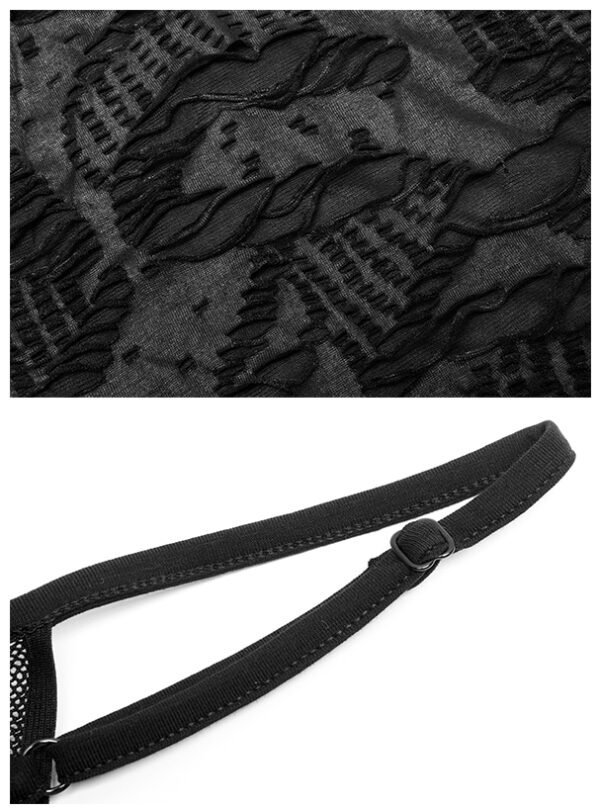 Débardeur destroy à tête de mort