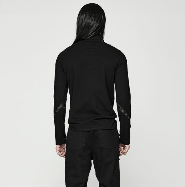 T-shirt déchiré à chaînes