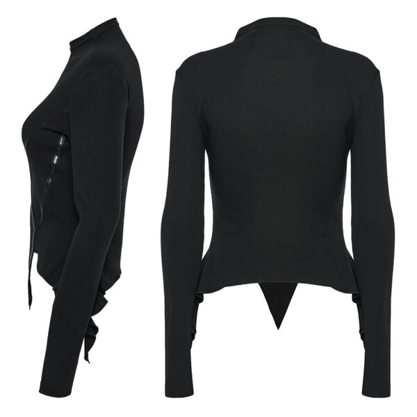 T-shirt à pentacle découpé et cycle lunaire