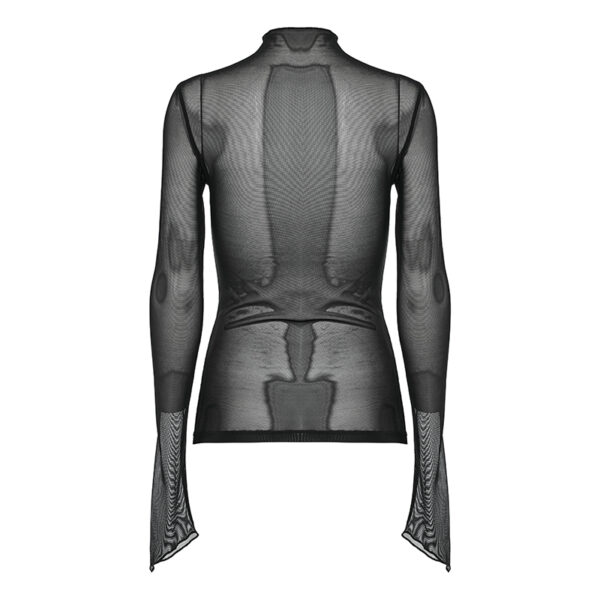 Haut en voilage à grande croix en velours Haut en voilage à grande croix en velours