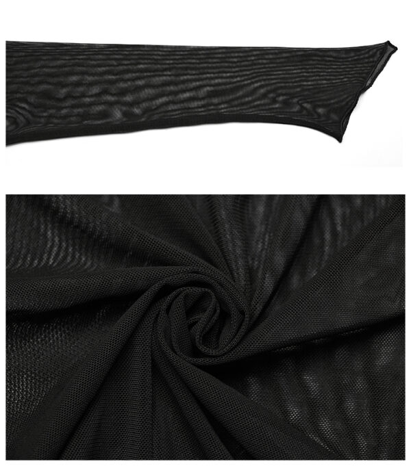 Haut en voilage à grande croix en velours Haut en voilage à grande croix en velours