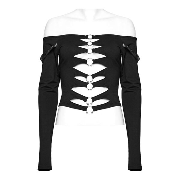 Haut à découpes et piercings Haut à découpes et piercings