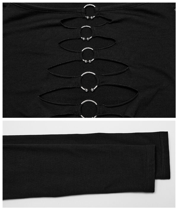 Haut à découpes et piercings Haut à découpes et piercings