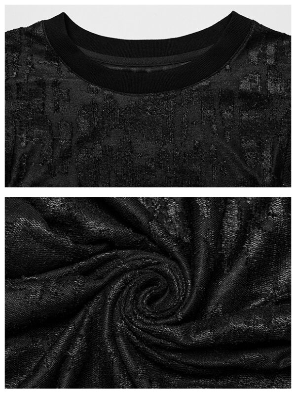 Débardeur à effet déchiré Noir Débardeur à effet déchiré Noir