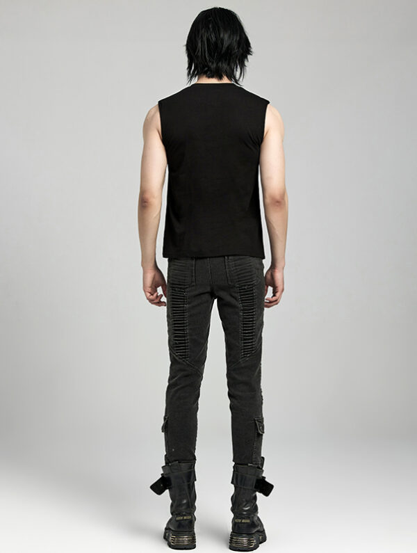 Débardeur à clous et résille