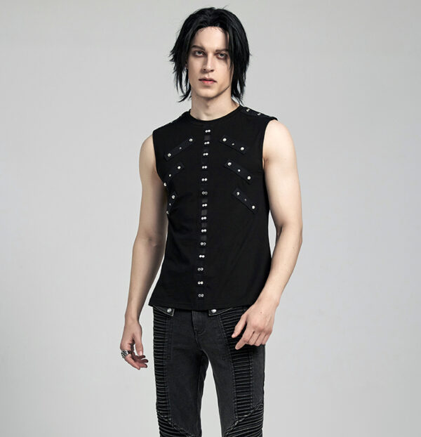 Débardeur à clous et résille