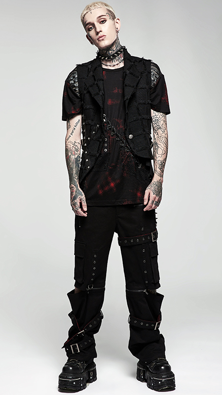 Gilet destroy dos nu à sangles Gilet destroy dos nu à sangles