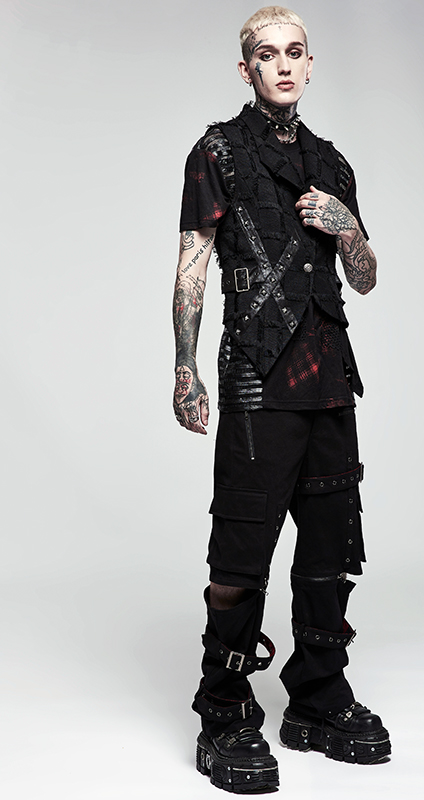 Gilet destroy dos nu à sangles Gilet destroy dos nu à sangles