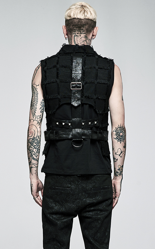 Gilet destroy dos nu à sangles Gilet destroy dos nu à sangles