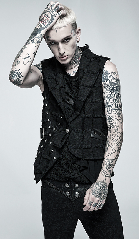 Gilet destroy dos nu à sangles Gilet destroy dos nu à sangles