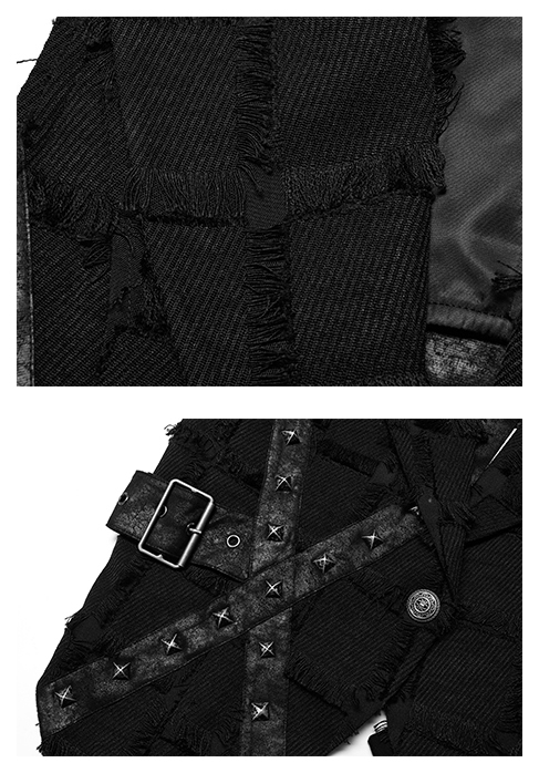 Gilet destroy dos nu à sangles Gilet destroy dos nu à sangles