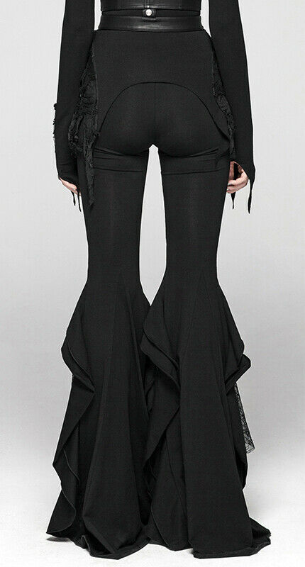 Pantalon évasé à volants et traîne Pantalon évasé à volants et traîne