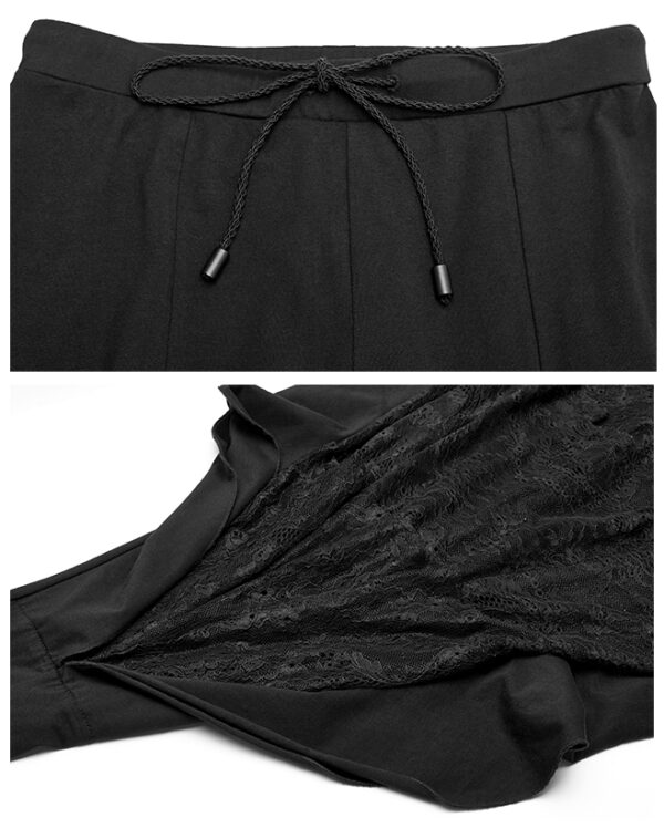 Pantalon évasé à volants et traîne Pantalon évasé à volants et traîne