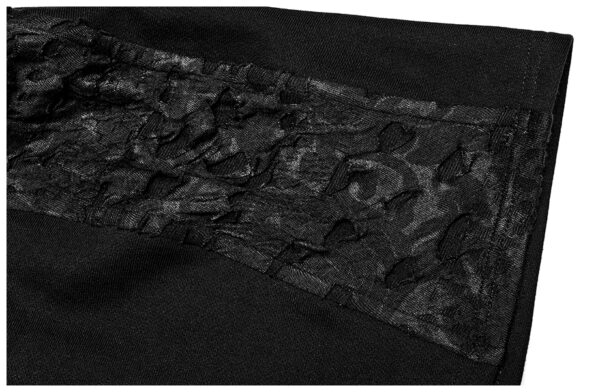 Écharpe à capuche à effet déchiré