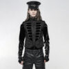 Gilet jacquard officier Noir