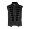 Gilet jacquard officier Noir