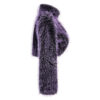 Manteau court en fausse fourrure Violet