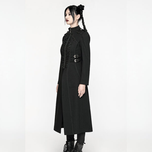 Manteau punk militaire à chaînes Manteau punk militaire à chaînes