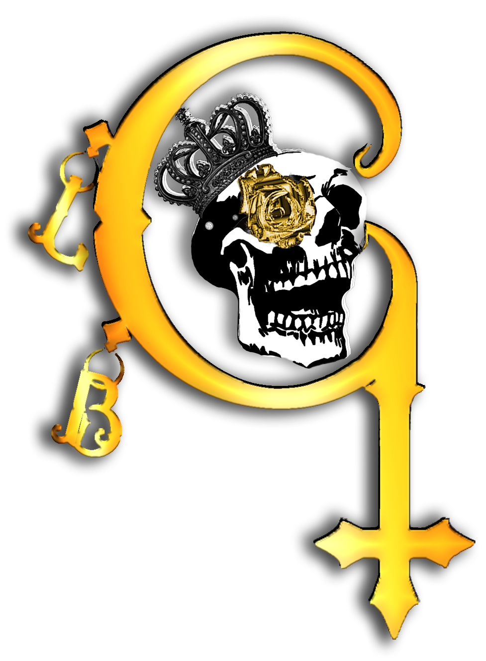 Logo La Boutik Gothik version or, doré.